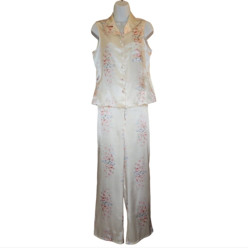 Vintage Pink K - Silky Pajama Set - M
